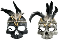MASQUE DEMI CRANE VENITIEN 18X28X7CM