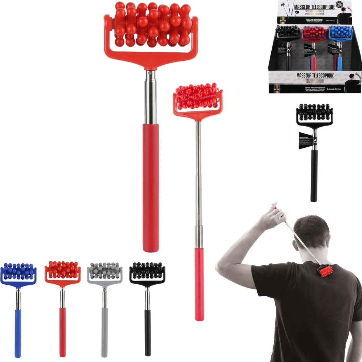 MASSEUR TELESCOPIQUE