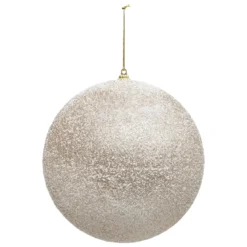 MAXI BOULE DE NOELI CHAMPIGNON NEIGE 15CM