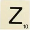 MAXI LETTRE DECO Z. EN BOIS. 10 X 10 CM