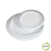 MENAGERE 24 ASSIETTES NOEL REUTILISABLE ARGENT