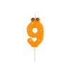 MINI BOUGIE CHIFFRE 9 H.5CM