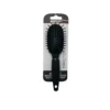 MINI BROSSE DE SAC OVALE PICOTS PERLES NOIR MAT