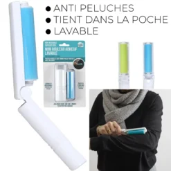 MINI ROULEAU ADHESIF LAVABLE