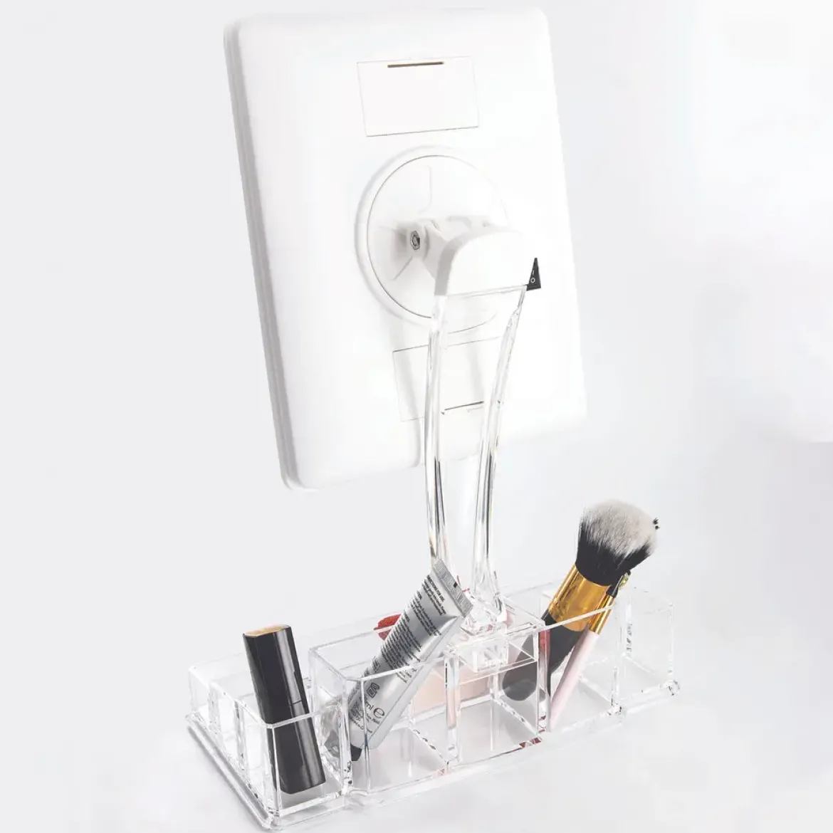 MIROIR BEAUTE LUMINEUX TACTILE AVEC RANGEMENT