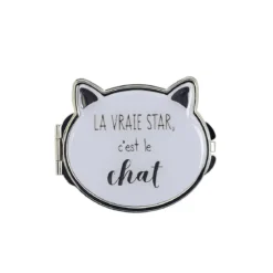 MIROIR DE POCHE CHAT