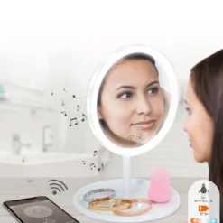 MIROIR LED LUMINEUX ENCEINTE CONNECTEE