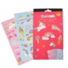 MON LIVRE DE GOMMETTES PAPIER 14.8X24CM LICORNE ET SIRENE
