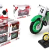 MOTO CROSS METAL 12CM ROUES LIBRES