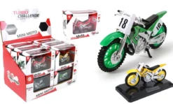 MOTO CROSS METAL 12CM ROUES LIBRES