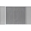 MOUSTIQUAIRE CADRE EXTENSIBLE 100X70CM BLANC TOILE GRISE