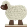 MOUTON A POSER CORPS EN LAINE H20CM