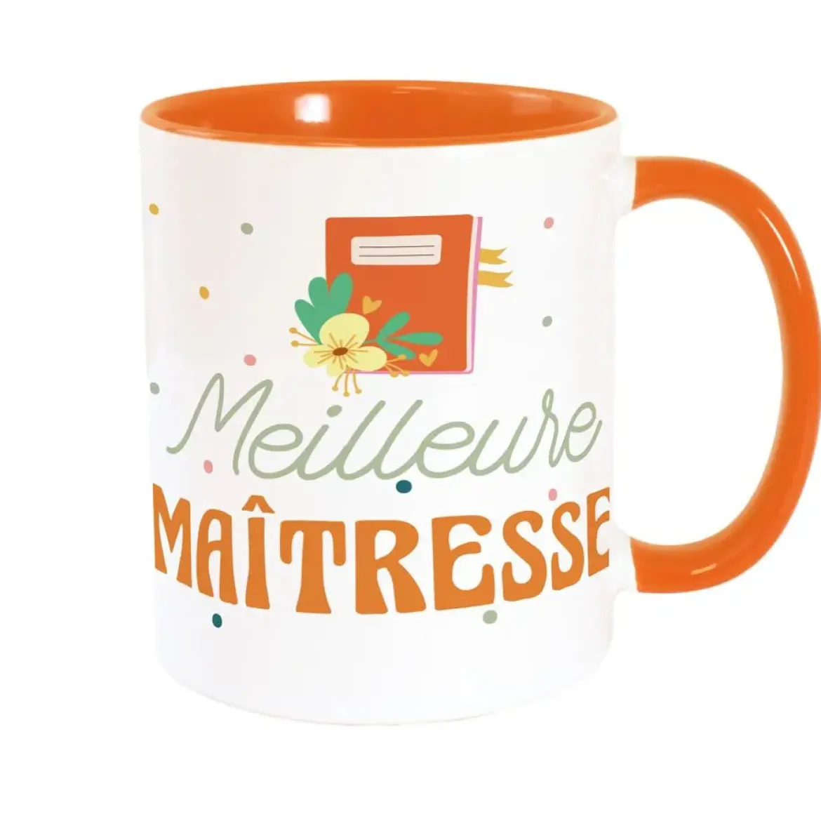 MUG ORANGE MEILLEURE MAITRESSE