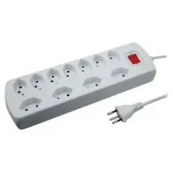MULTIPRISE POWER EASY 11XT13 1.5M AVEC INTERUPTEUR WS BLANC