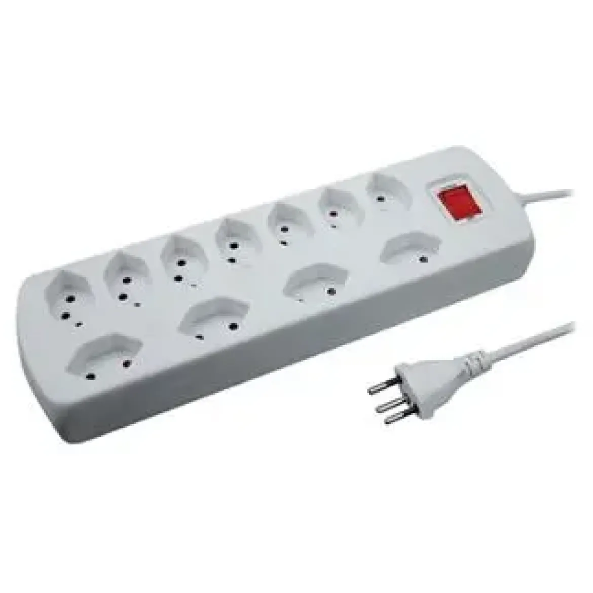MULTIPRISE POWER EASY 11XT13 1.5M AVEC INTERUPTEUR WS BLANC