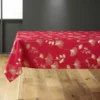 NAPPE RECTANGLE 150X300CM POLYESTER BLOOMY ROUGE OR
