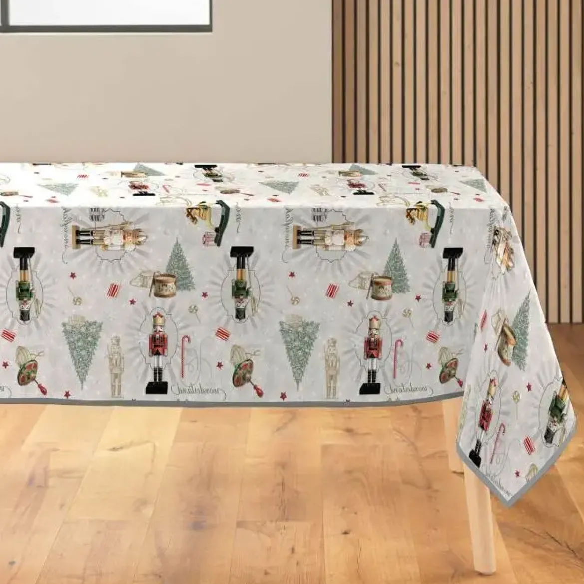 NAPPE RECTANGLE 150X240CM POLYESTER IMPRIME LEOPOLD