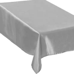 NAPPE SATIN ARGENT 140X240CM