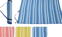 NATTE DE PLAGE RAYEE 180X120CM
