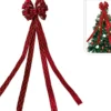 NOEUD ARBRE 130X33CM ROUGE
