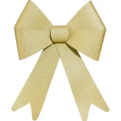 NOEUD PAILLETTE 30X19CM OR
