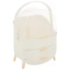 ORGANISEUR BULLE BEIGE GOLD ALBA