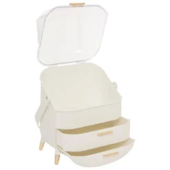 ORGANISEUR BULLE BEIGE GOLD ALBA