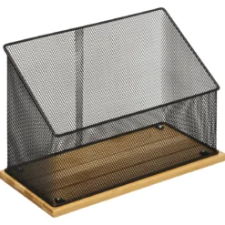 ORGANISEUR BUREAU METAL BAMBOU