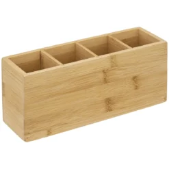 ORGANISEUR 4 COMPARTIMENTS BAMBOU