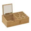 ORGANISEUR MIROIR 10 COMPARTIMENTS BAMBOU