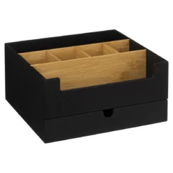 ORGANISEUR 1 TIROIR NOIR NATUREO