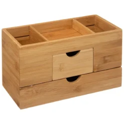 ORGANISEUR 2 TIROIRS BAMBOU