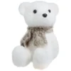 OURS ASSIS FOURRURE H.19CM
