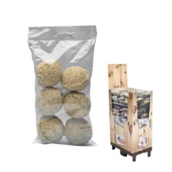 PACK SIX BOULES DE GRAISSE ET GRAINES SANS FILET
