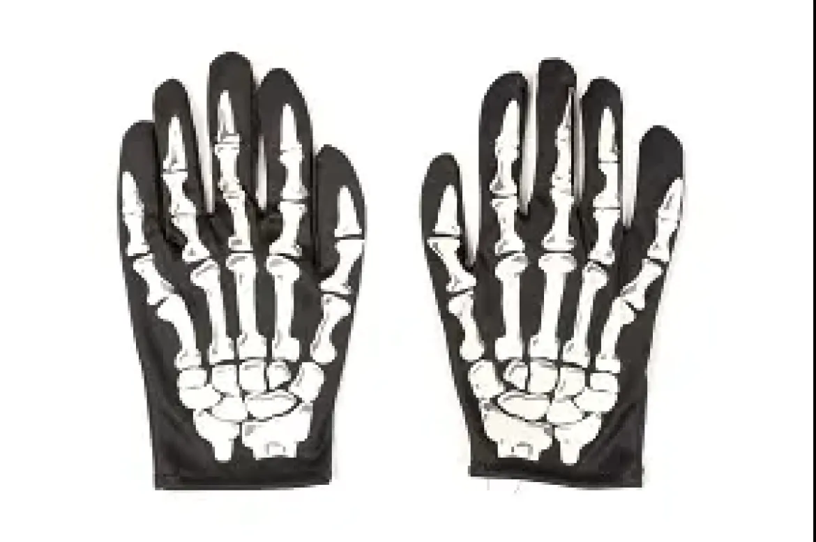 PAIRE DE GANTS EFFET SQUELETTE ADULTE
