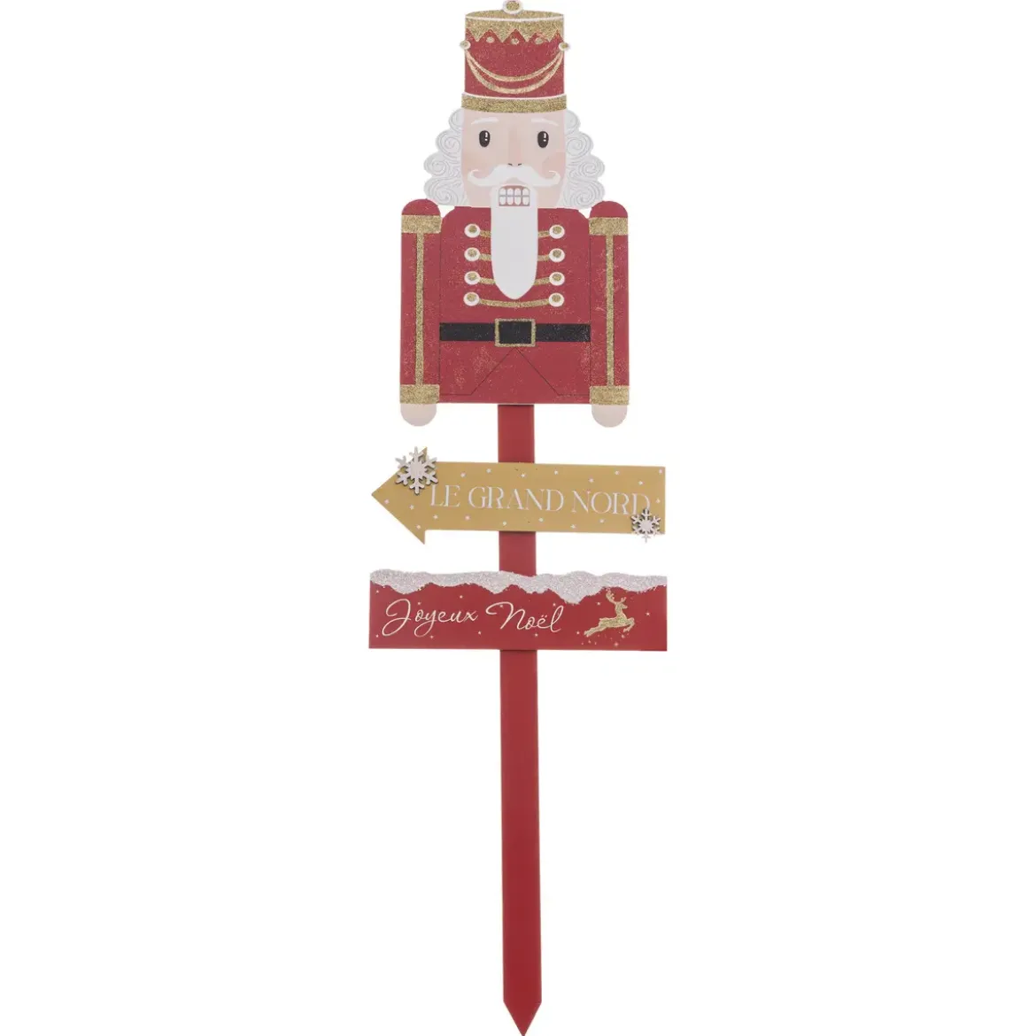 PANCARTE ROUGE CASSE NOISETTE 120CM