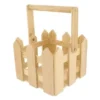 PANIER AJOURE BOIS 17.5X17.5X14CM