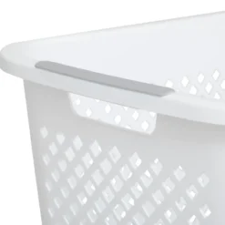 PANIER  A LINGE BLANC 40L