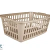 PANIER A LINGE RECTANGLE 30L GREGE