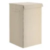 PANIERE A LINGE PLIABLE TISSU NATUREL