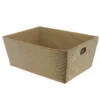 PANIERE DRESSING POLYESTER 20.5X26X10.5CM DORE