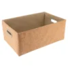 PANIERE RANGEMENT LIEGE 39X26X15.5CM NATUREL