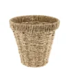 PANIERE RONDE MATIERE VEGETALE 21X18CM NATUREL