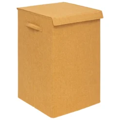 PANIER LINGE 74L MOUTARDE COLORS