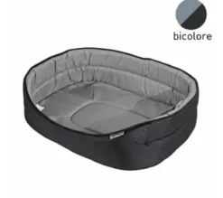 PANIER OVAL ESSENTIEL NOIR GRIS 55X37CM