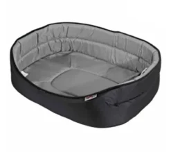 PANIER OVAL ESSENTIEL NOIR GRIS 60X42CM