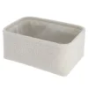 PANIER RECTANGLE FACON BOUCLETTE 30X20.5X13.5CM NATUREL