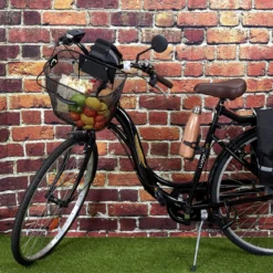 PANIER VELO METAL NOIR CLIP AUTOMATIQUE 10L