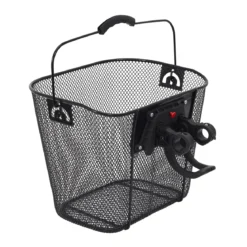 PANIER VELO METAL NOIR CLIP AUTOMATIQUE 10L