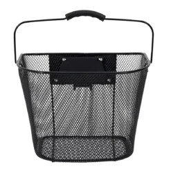 PANIER VELO METAL NOIR CLIP AUTOMATIQUE 10L